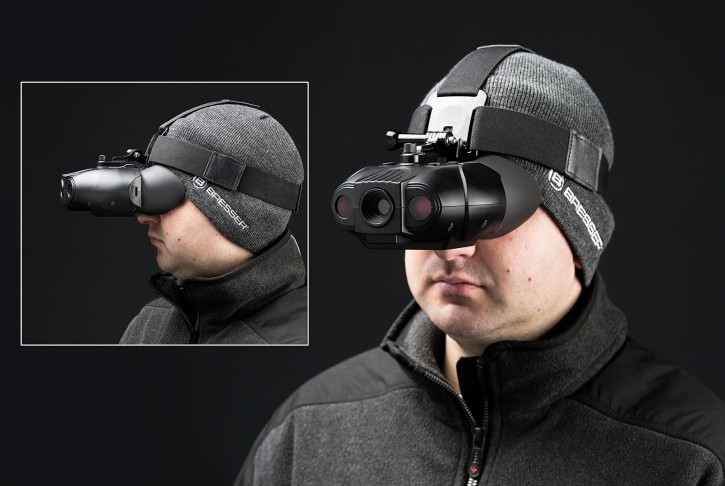 BRESSER Digital NV Binokular 1x mit Kopfhalterung