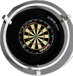 Kamerahalterung für Autodarts mit Ringlichthalter Weiß