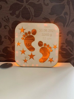 Babytafel Babygeschenk Geburtsgeschenk Babypass