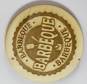 11 Bierdeckel aus 4mm Holz