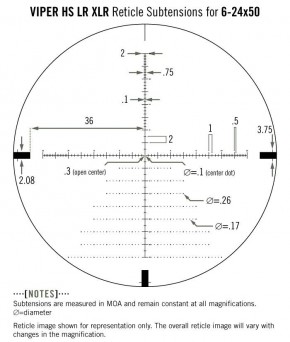 Vortex Viper HS LR 6-24x50 XLR MOA FFP