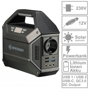 BRESSER Mobile Power Station 100 Watt