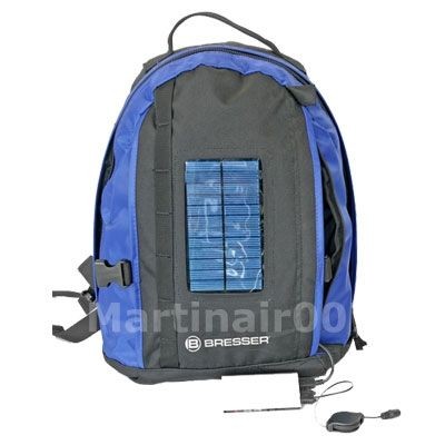 BRESSER Solar Rucksack mit integriertem Solar-Panel