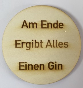 11 Bierdeckel aus 4mm Holz